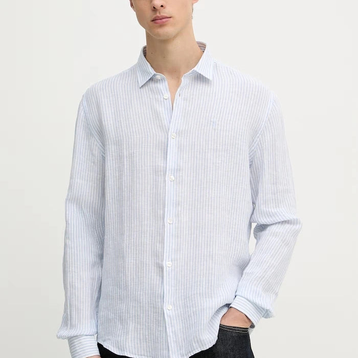 Trussardi риза мъжка от лен