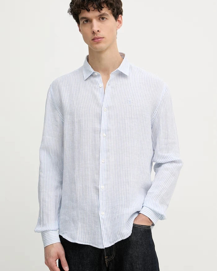 Trussardi риза мъжка от лен