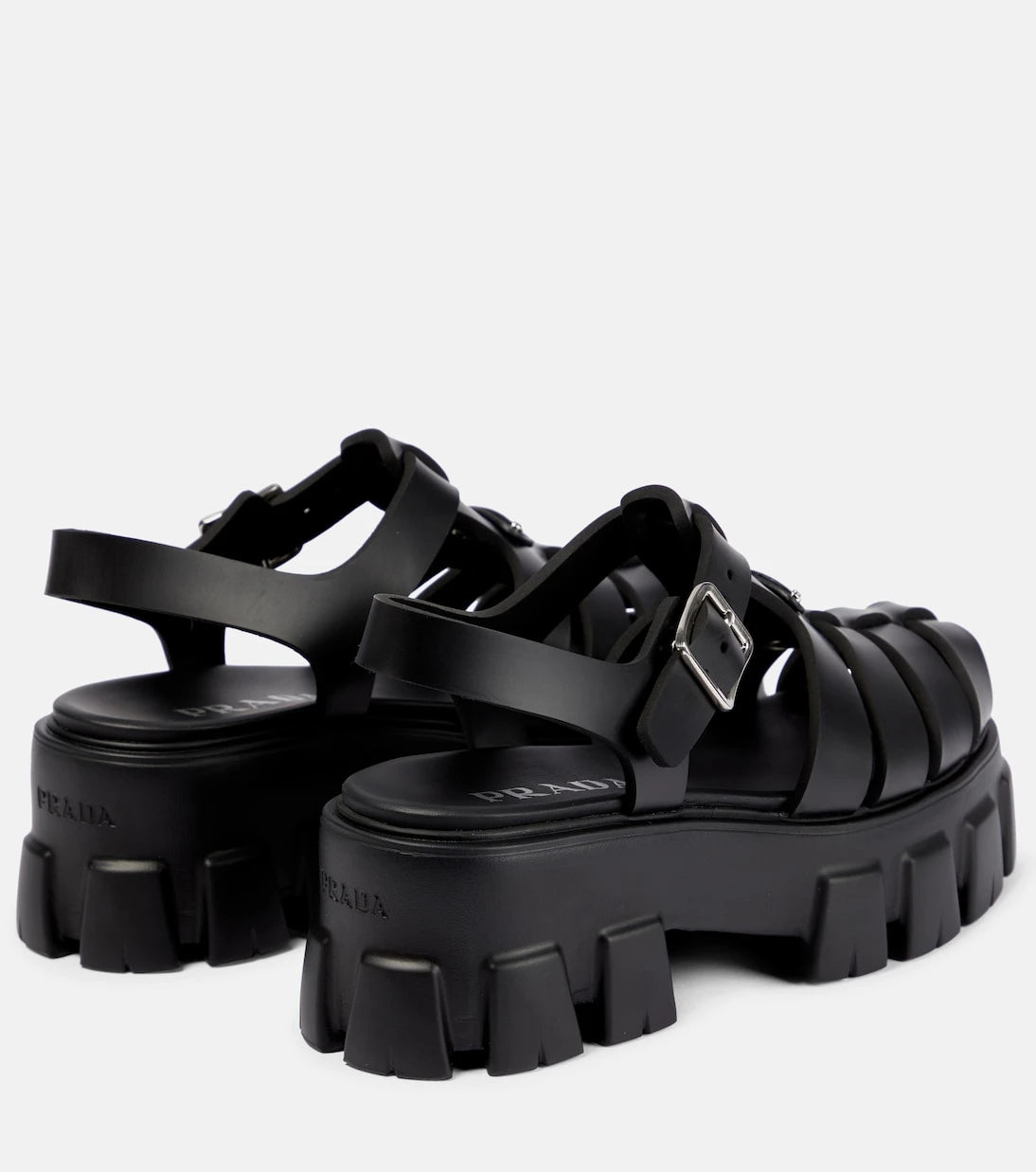 Prada - Monolith platform sandals