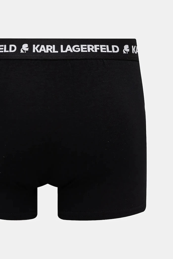 Karl Lagerfeld pamuklu elastan erkek boxer 3'lü