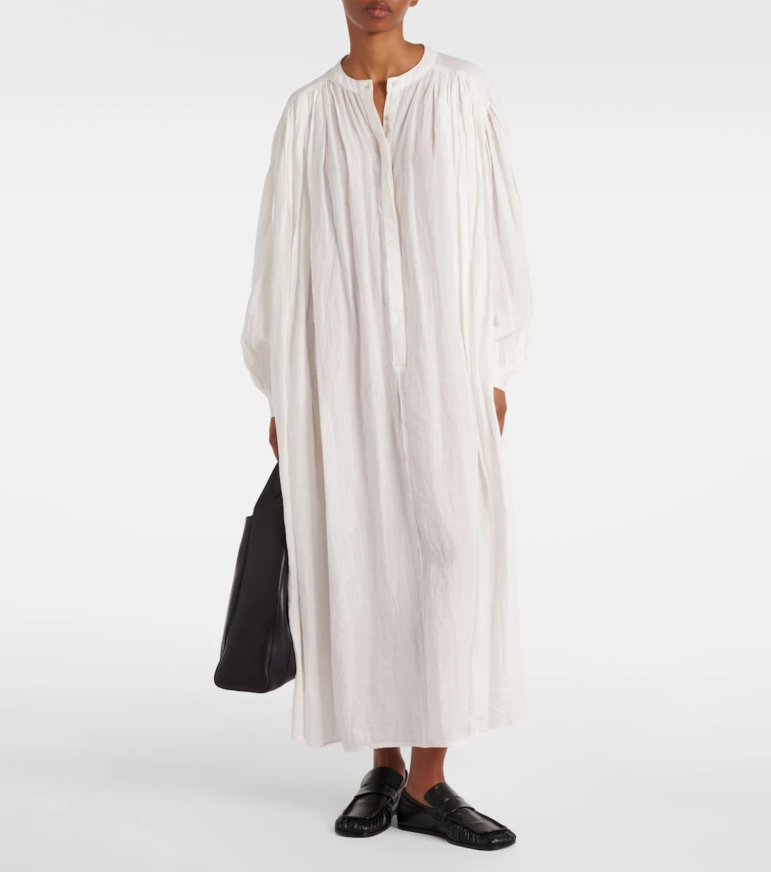 Róhe - Oversized ramie maxi dress