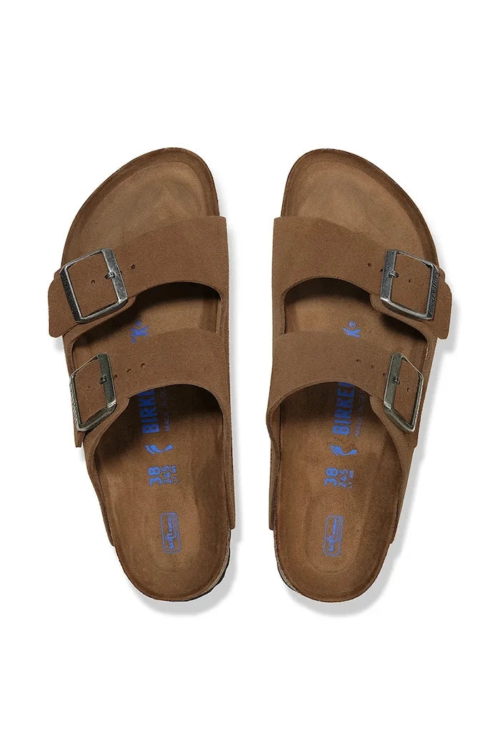 Велурени чехли Birkenstock Arizona