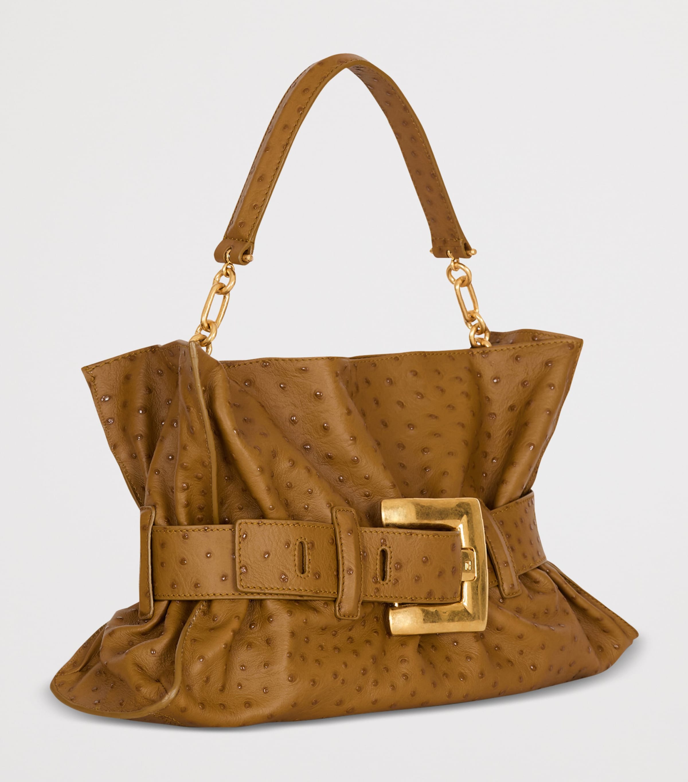 Balmain Medium Leather Anthem Shoulder Bag