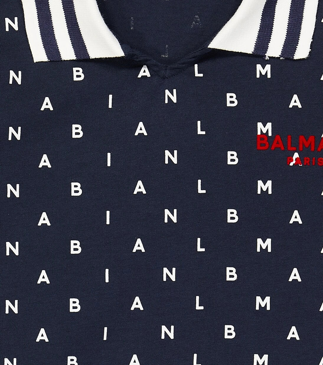 Balmain Kids - Printed cotton polo shirt