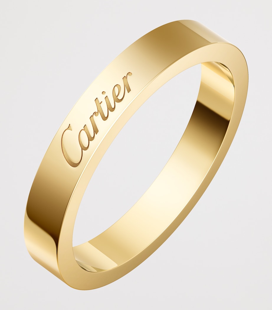 Yellow Gold C de Cartier Wedding Ring