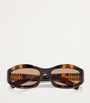 Brown Acetate Cat Eye MU14ZS Sunglasses