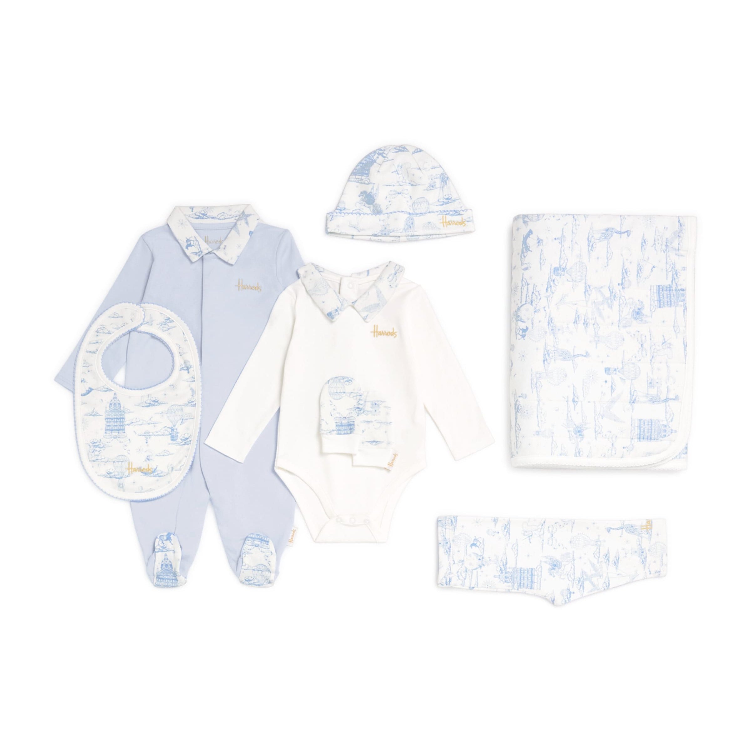 Cotton Jersey Balloon Baby Gift Set (0-18 Months)