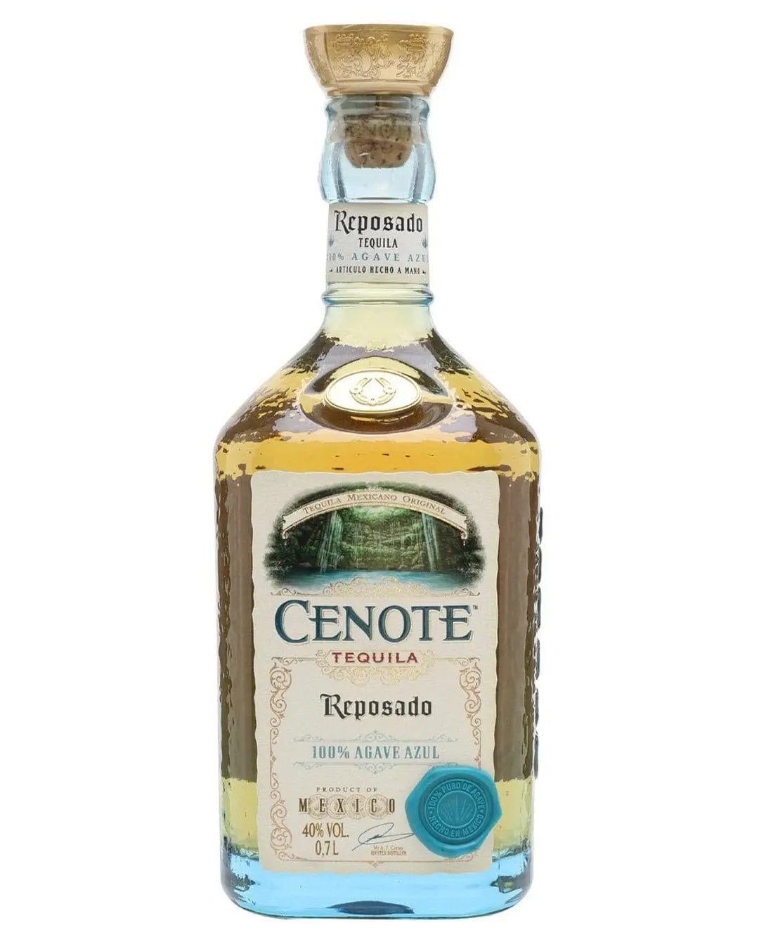 Cenote Tequila Reposado, 70 cl