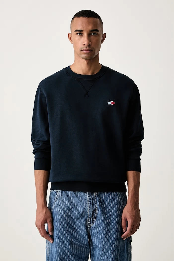 Tommy Jeans erkek pamuklu sweatshirt