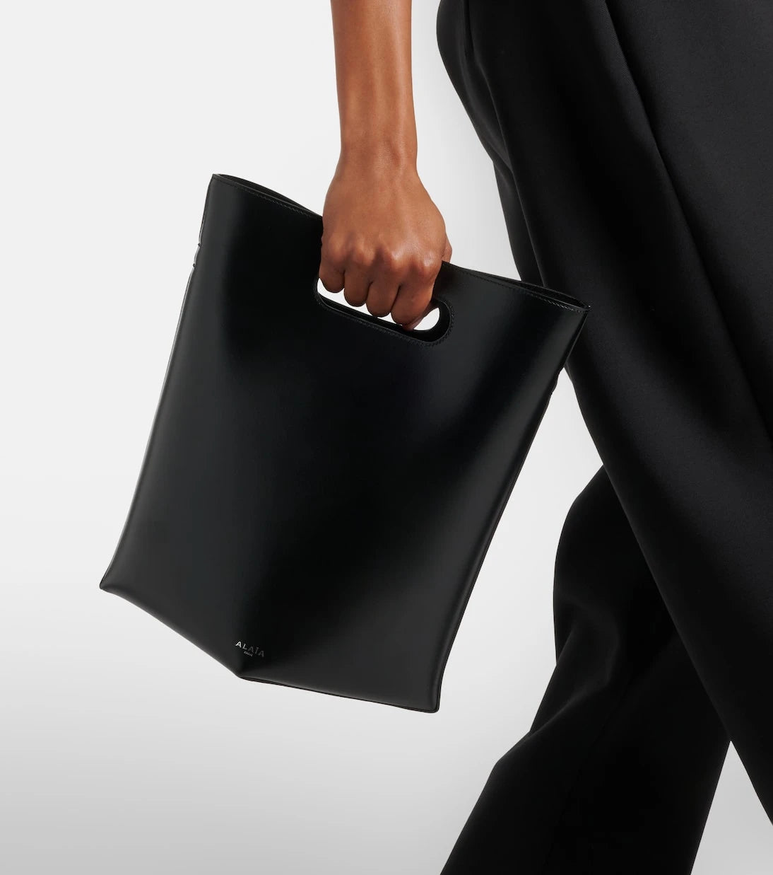 Alaïa - Folded leather tote bag