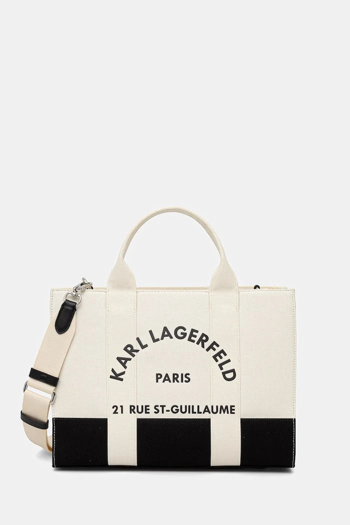 Karl Lagerfeld чанта tote дамска от памук K/RSG