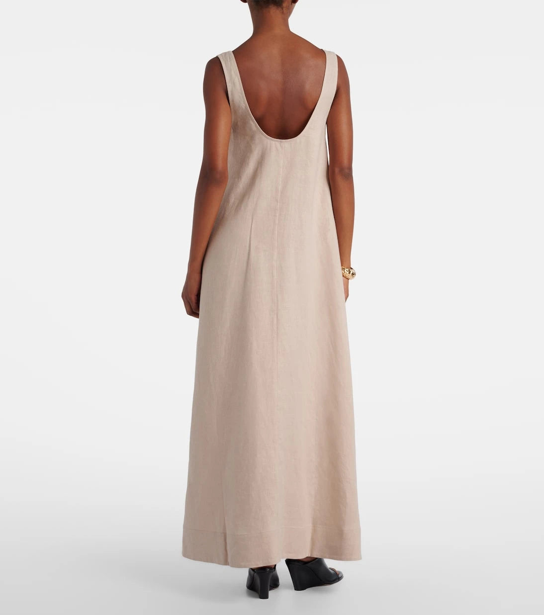 Asceno - Capri linen maxi dress