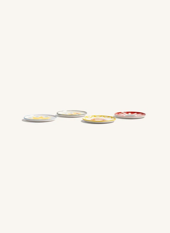 &Klevering - Festivo porcelain plates - Set of 4