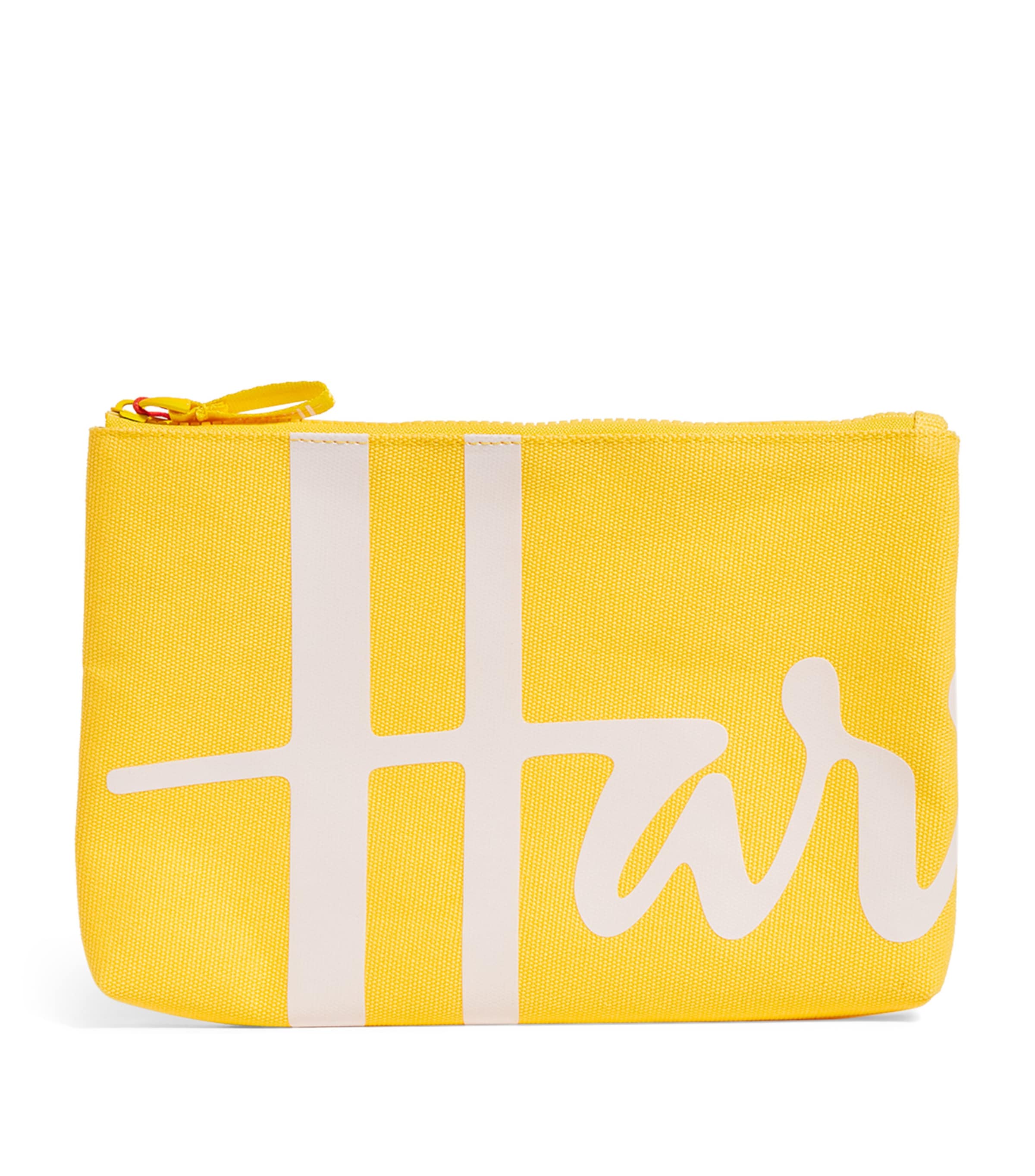 Harrods Medium Cotton Logo Pouch