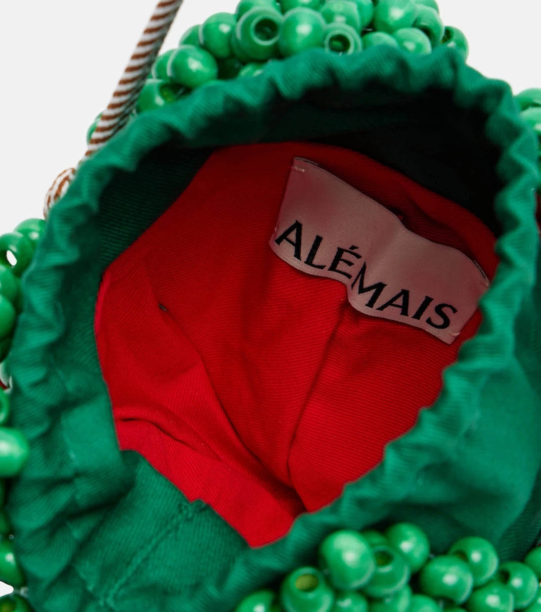 Alémais - Strawberry Mini beaded crossbody bag