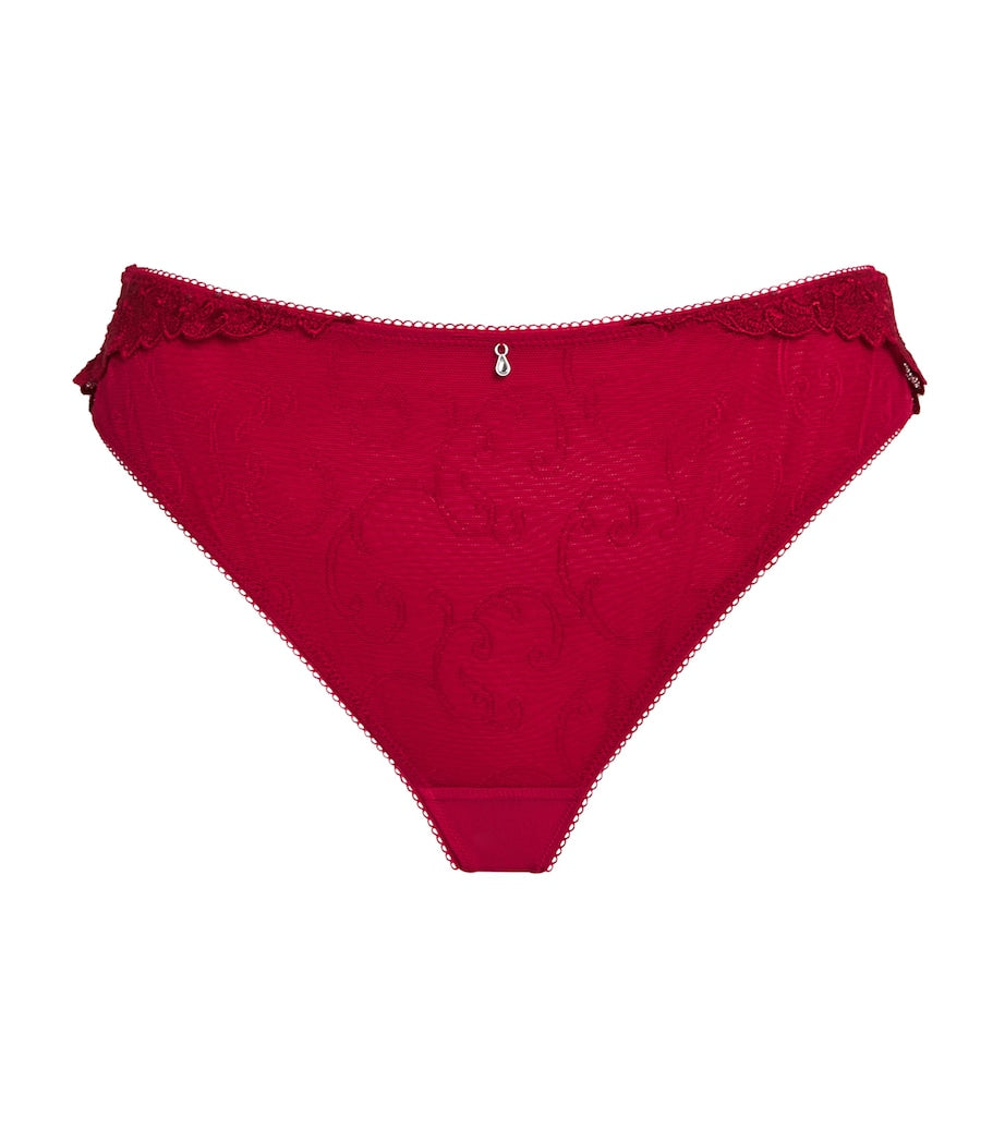 Fantasie Red Portia Brazilian Briefs