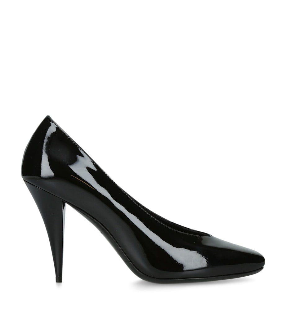 Givenchy Black Leather Square-Toe Pumps 95