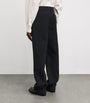 Brushed Twill Straight Trousers