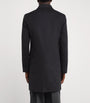 Paul Smith Blue Wool-Cashmere Overcoat
