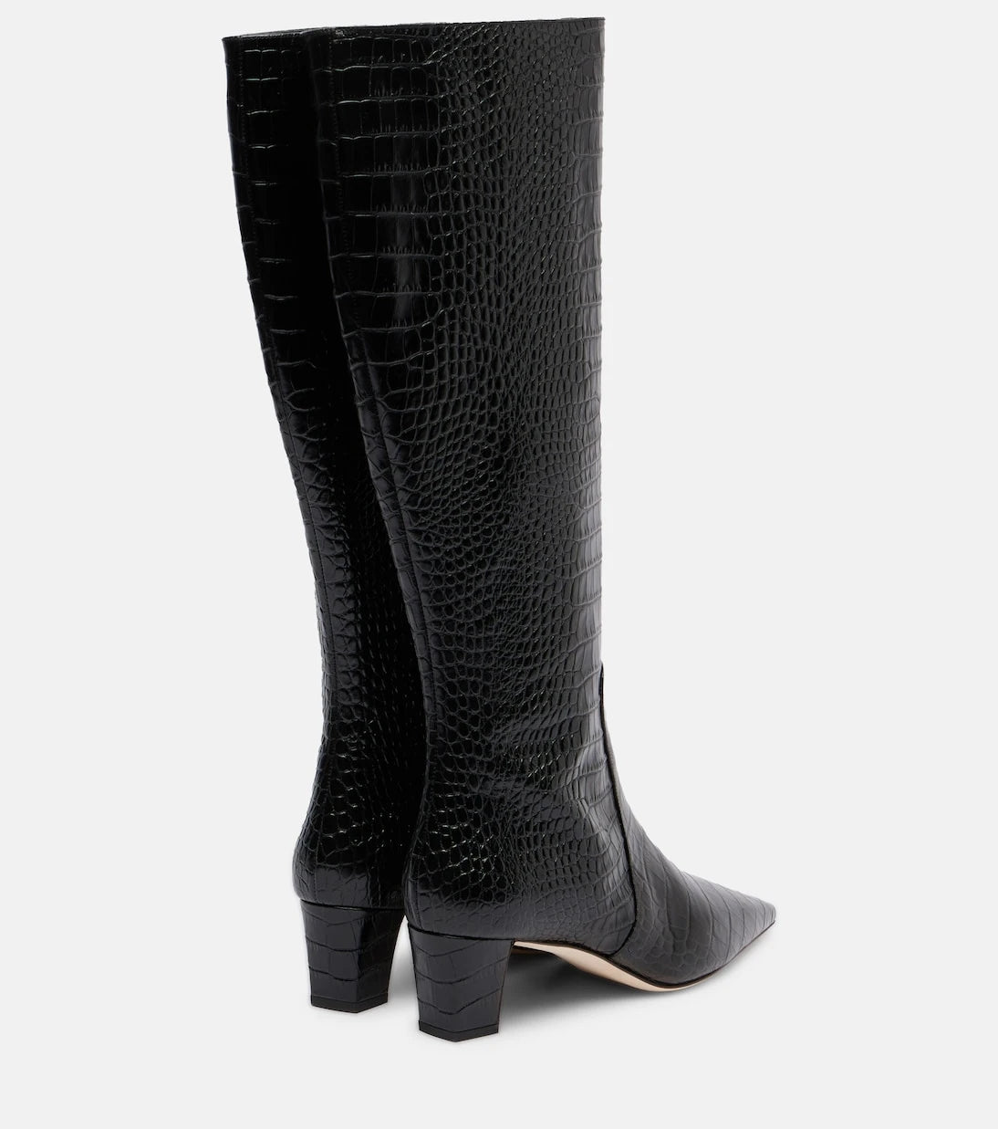 Manolo Blahnik - Penelope leather knee-high boots
