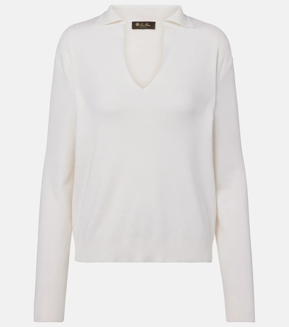 Loro Piana - Silk and cotton polo sweater