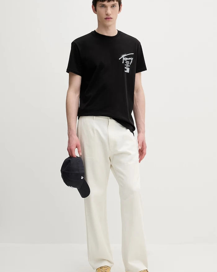 Tommy Jeans Erkek Pamuk Tişört