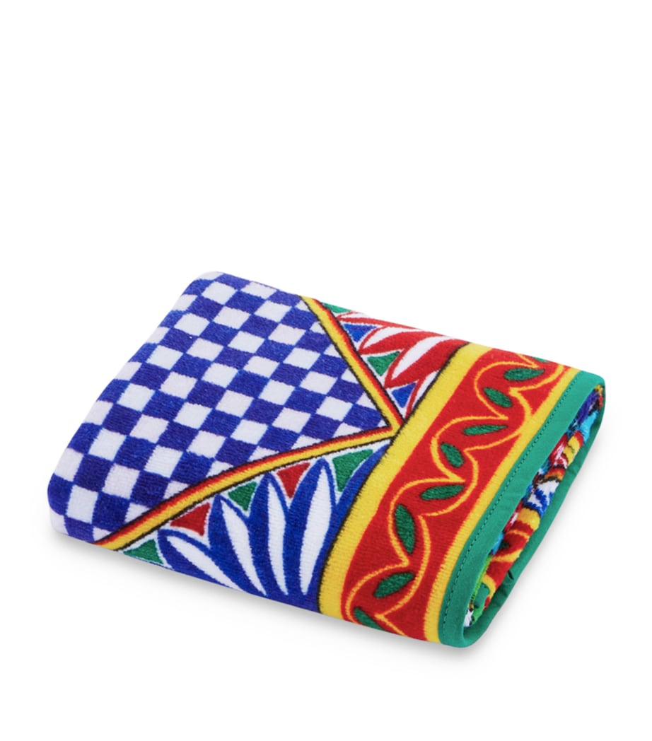 Dolce & Gabbana Casa Carretto Siciliano Guest Towel (40cm x 60cm)