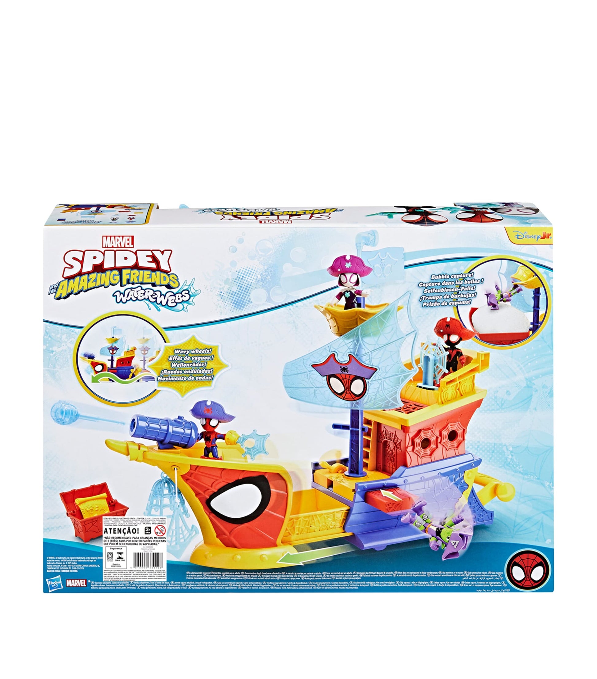 Spider-Man Webs Ahoy Bubble Pirate Ship Playset