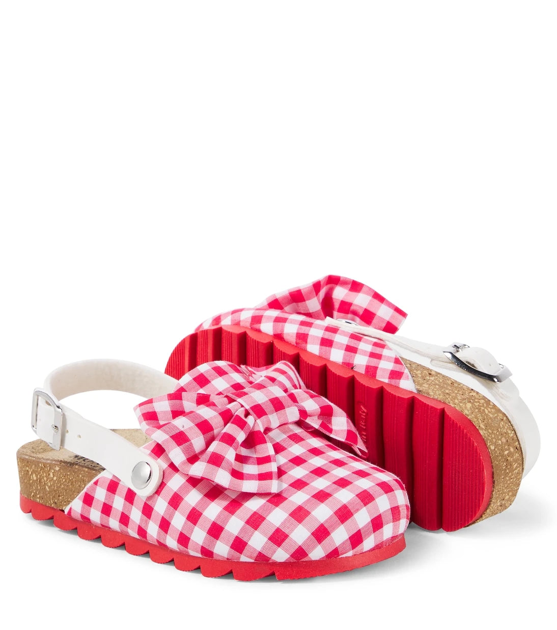 Monnalisa - Gingham clogs