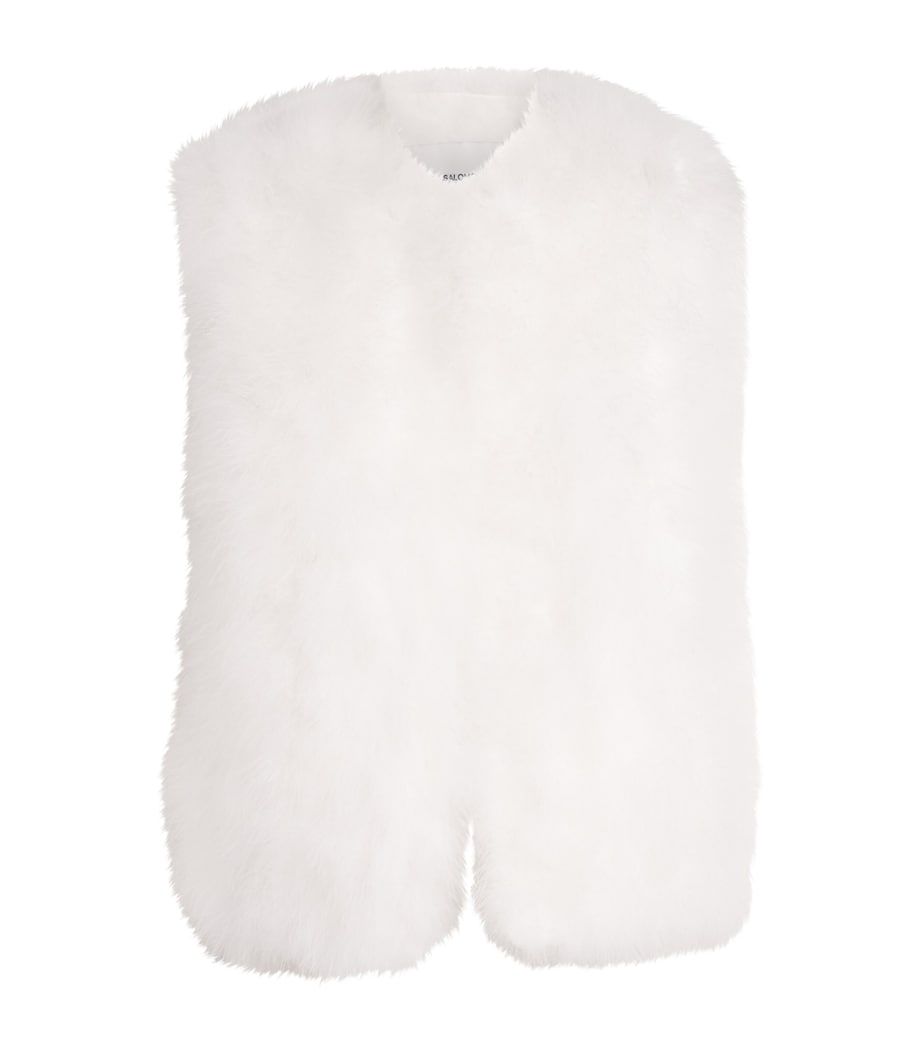 White Feather Gilet