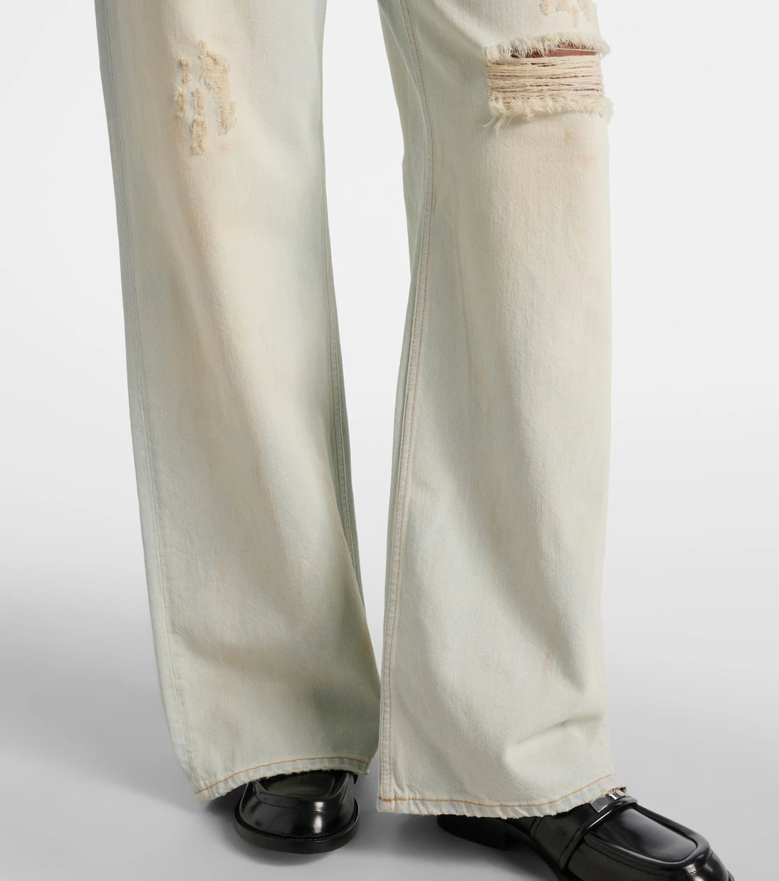 Acne Studios - Shorebreak cut-out straight jeans
