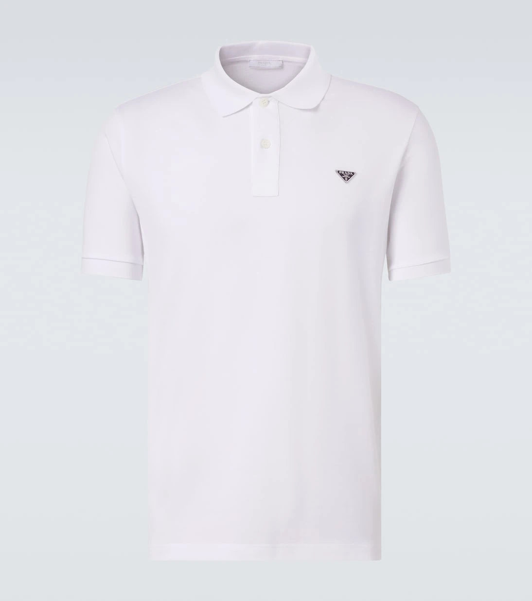 Prada - Logo cotton polo shirt