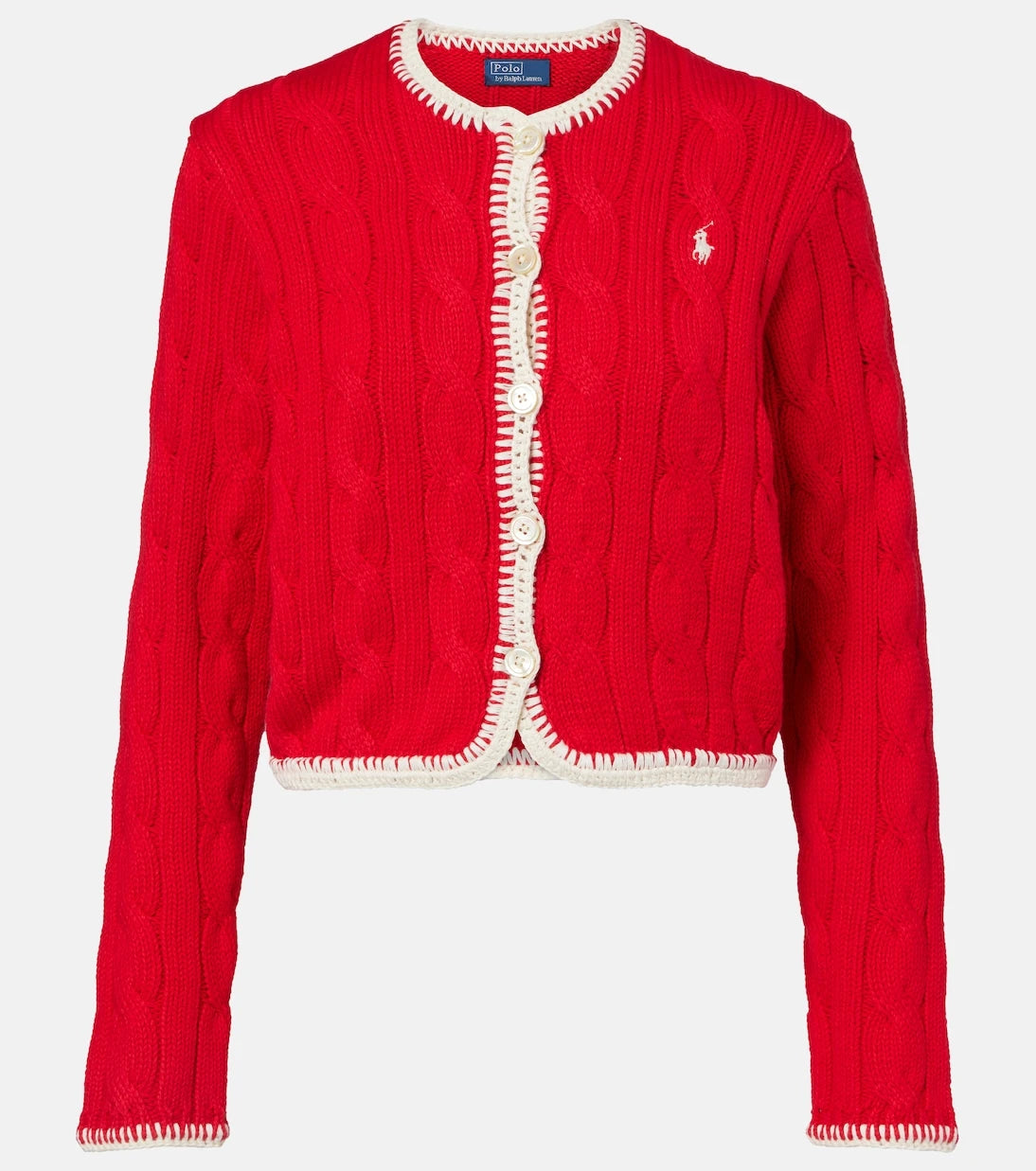 Polo Ralph Lauren - Cable-knit cotton cardigan