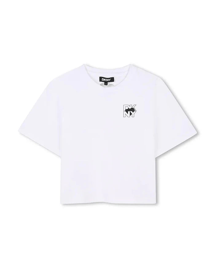 Детска памучна тениска Dkny