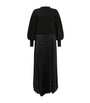 AllSaints Black Pleated Sinead Sweater Dress