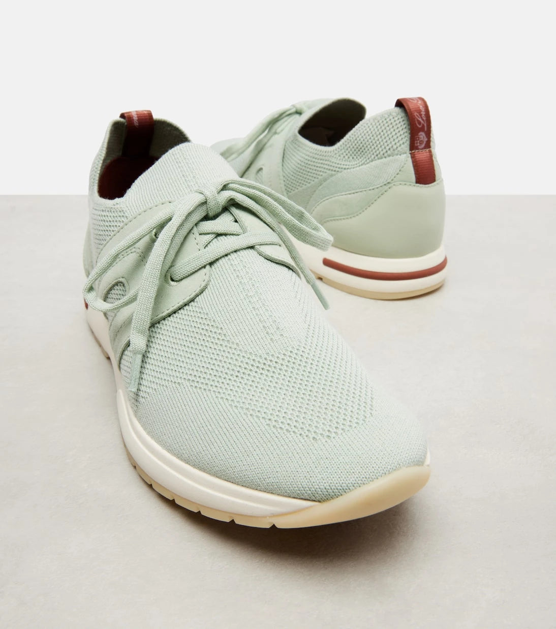 Loro Piana - 360 LP Lady Flex suede-trimmed sneakers