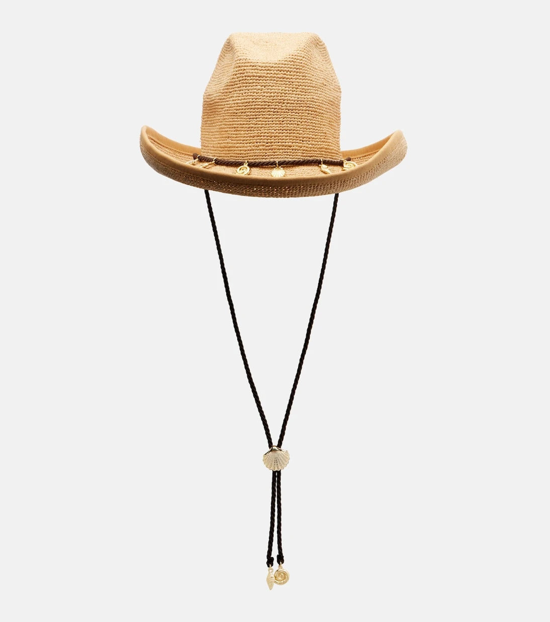 Oséree - Embellished raffia cowboy hat