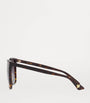 Brown Acetate Square Sunglasses