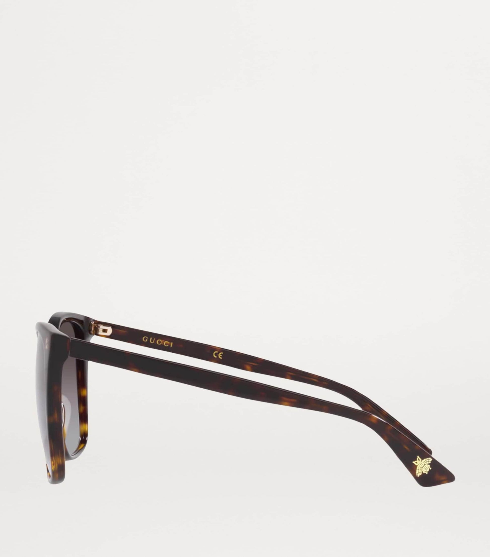 Brown Acetate Square Sunglasses
