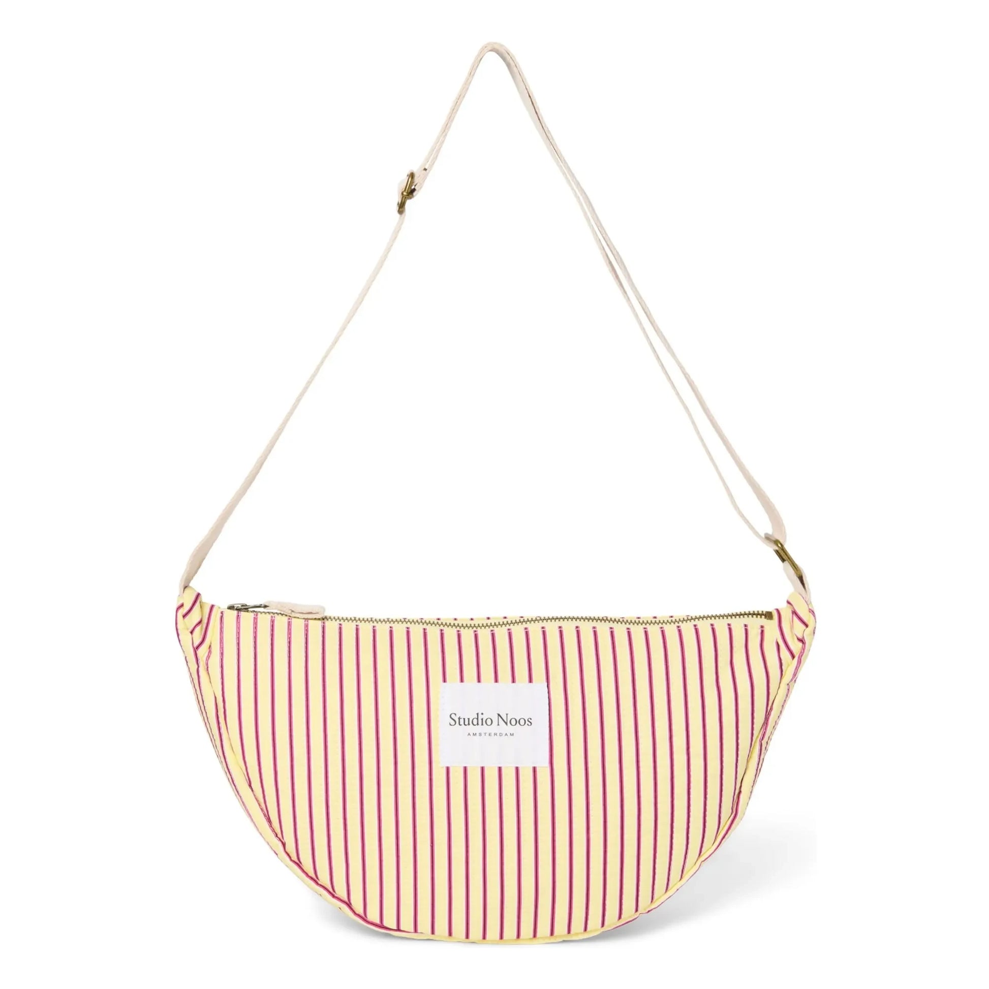 Studio Noos - Striped fanny pack | Pale yellow