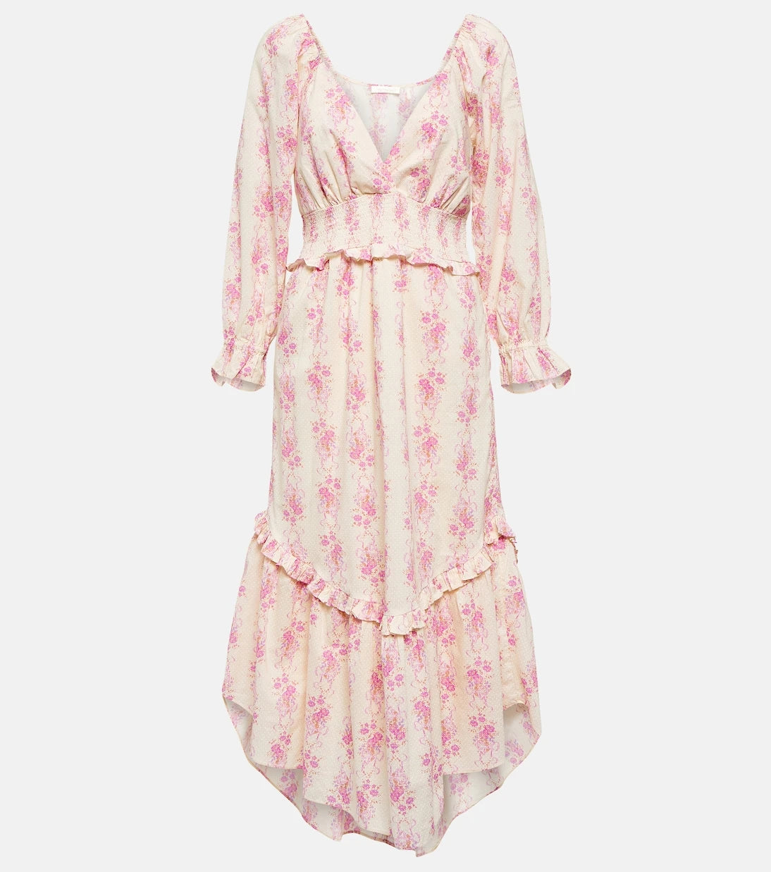 LoveShackFancy - Firefly floral cotton midi dress