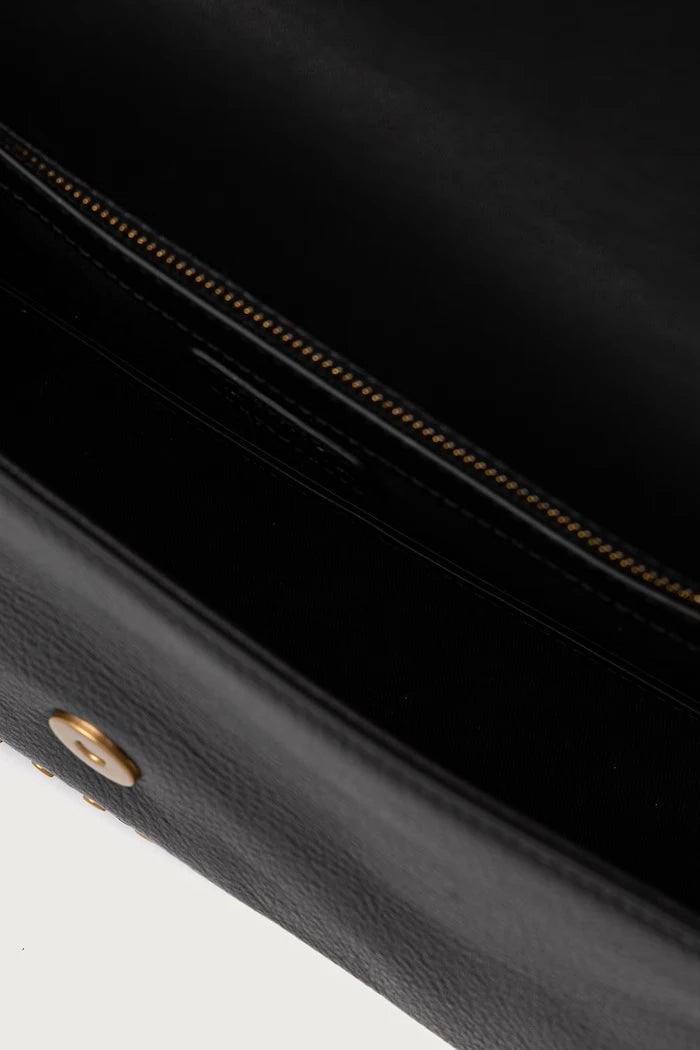 Pinko kadın deri crossbody çanta