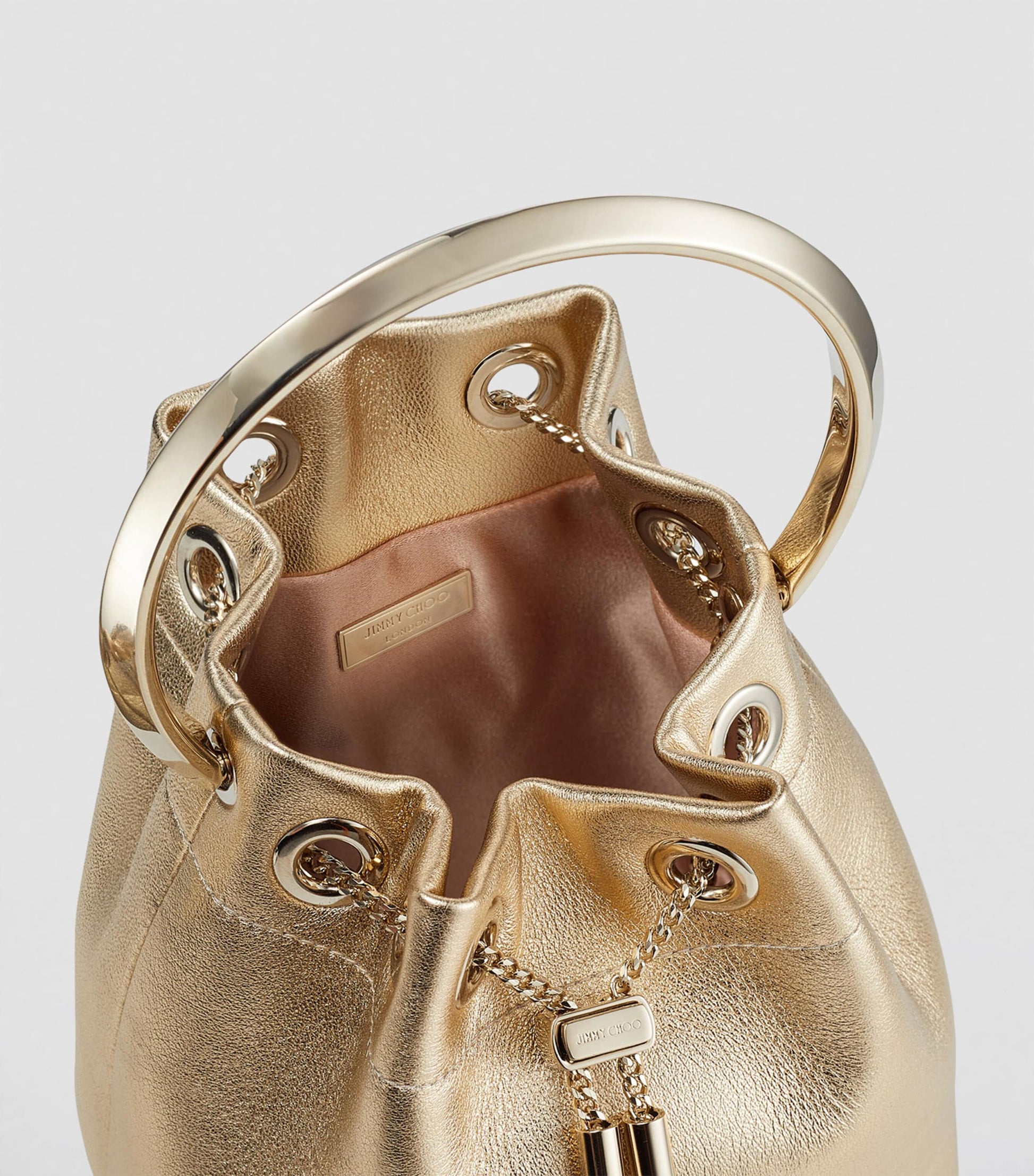 Gold Bon Bon Top-Handle Bag