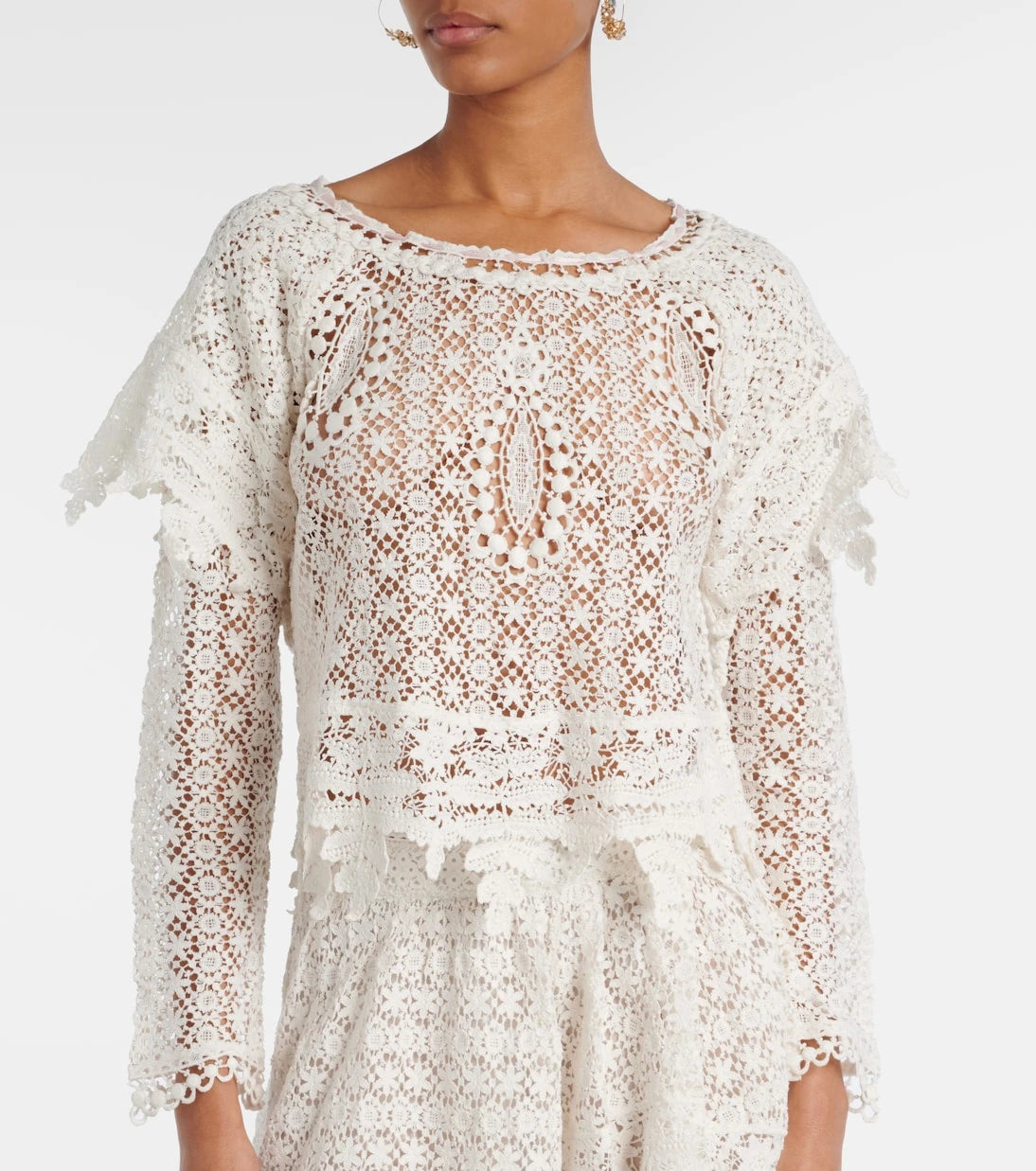 Isabel Marant - Hyliana cotton lace top