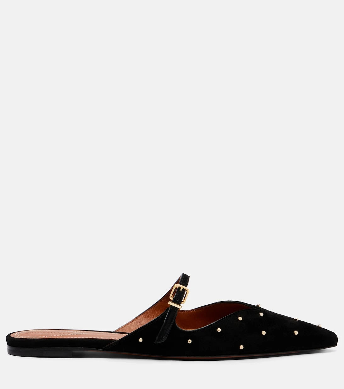 Zimmermann - Aura studded suede mules