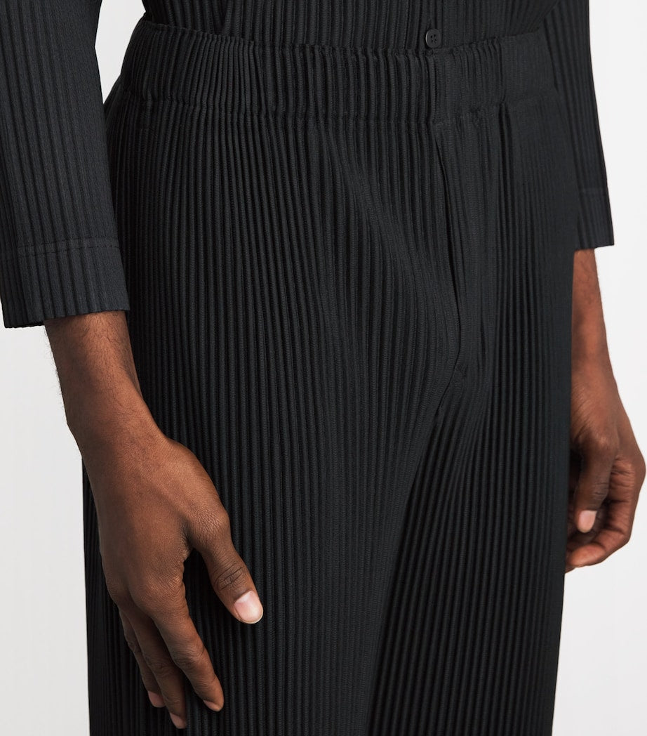 Homme Plissé Issey Miyake Pleated Straight Trousers