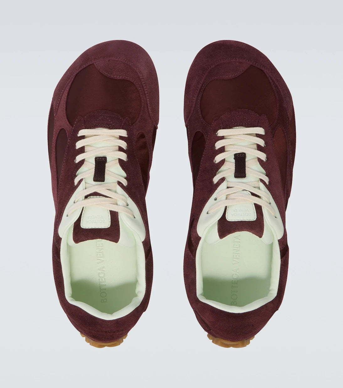 Bottega Veneta - Orbit Flash suede-trimmed sneakers