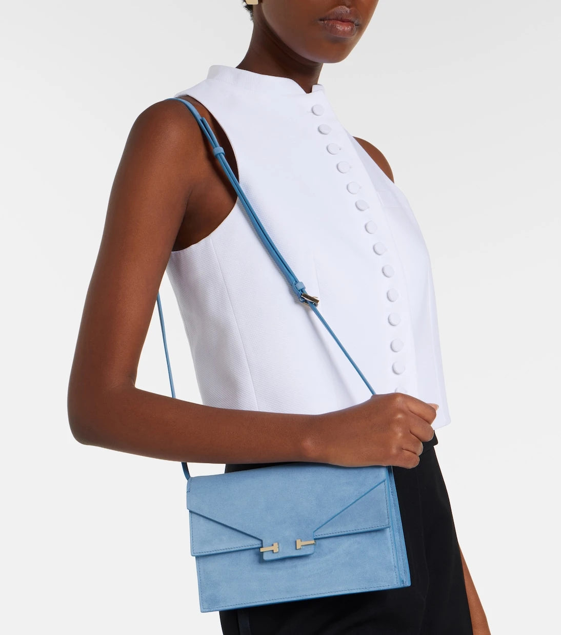 Tom Ford - Aube Mini suede crossbody bag