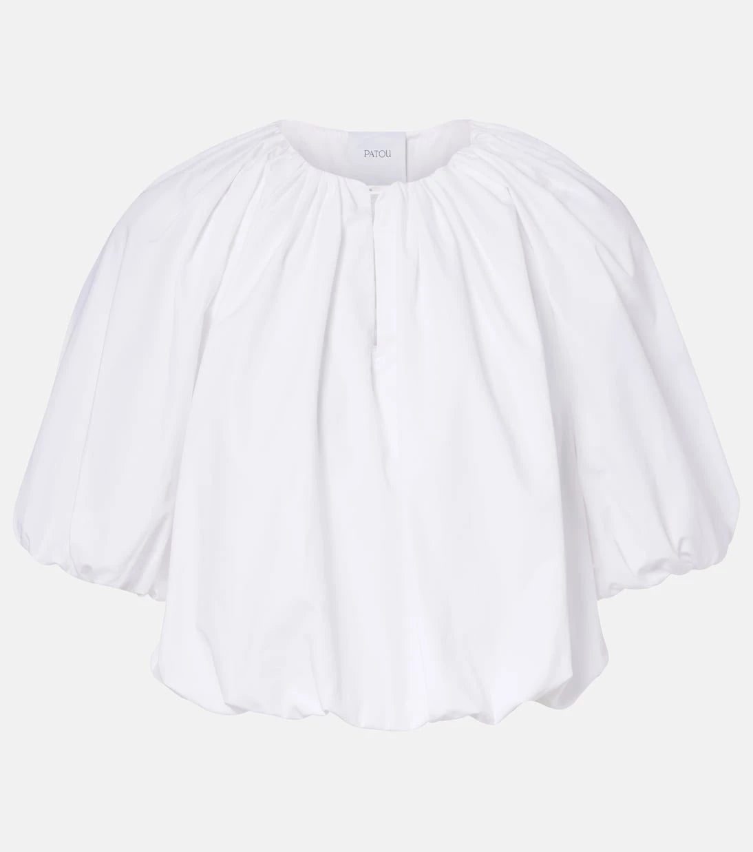 Patou - Gathered cotton top