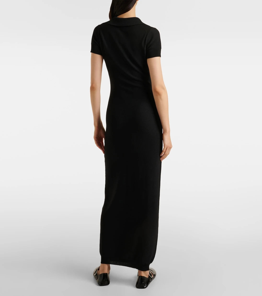 Alaïa - Semi-sheer polo dress